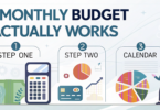 monthly budget planning steps for beginners